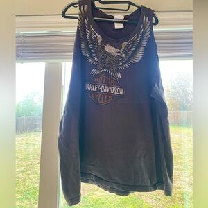 Vintage Harley Davidson Cuttoff : XXL